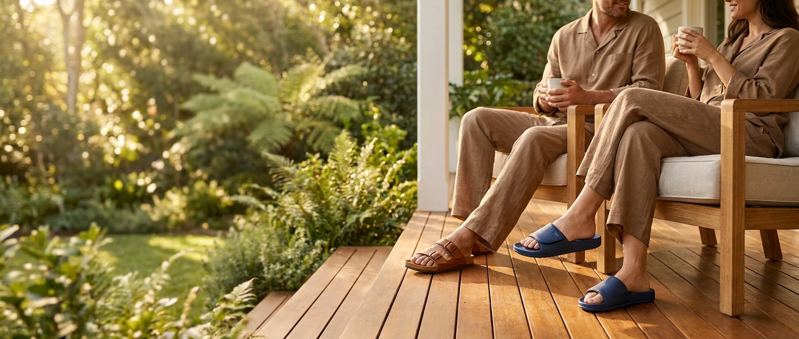 Direct-Injected PU Slippers for Ladies & Gents — Phugo Footwear
